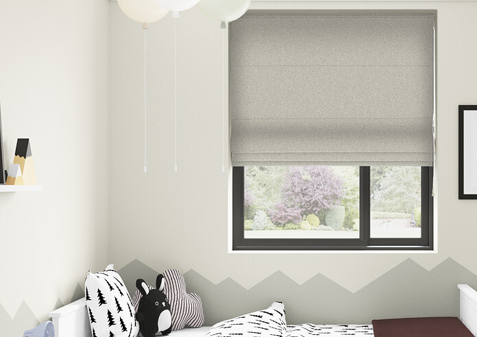 Bravo, Stone - Twist&Fit Roman Blind - Image 3